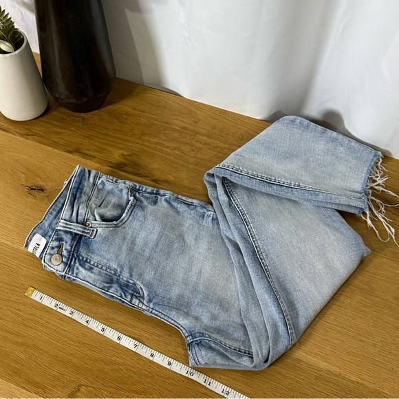 Pistola Scissor high waisted skinny jean, Light Blue distressed women’s size 27 - Picture 7 of 10